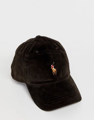 Polo Ralph Lauren baseball cap in brown 