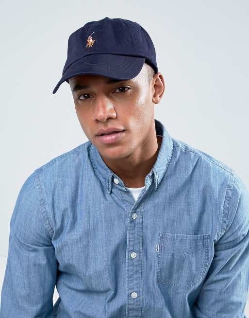 Polo Ralph Lauren Baseball Cap Multi Player in Navy ASOS