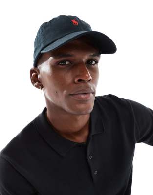 Polo Ralph Lauren Polo Ralph Lauren baseball cap with red player logo in black