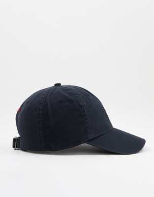 ralph lauren black cap white logo