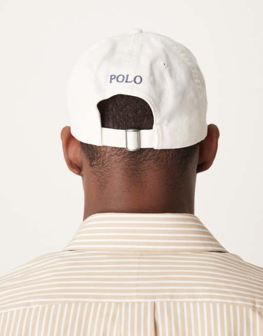 Polo Ralph Lauren – Baseball-Kappe aus Twill in Creme mit Markenlogo, 3 von 3