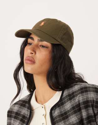 Polo Ralph Lauren - Baseballkappe aus Twill in Olivgrün mit Markenlogo