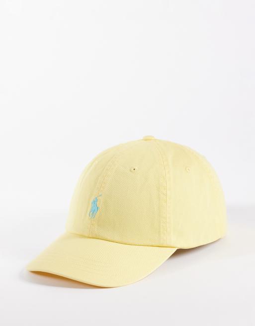 Polo Ralph Lauren – Baseballkappe in Korngelb mit Markenlogo