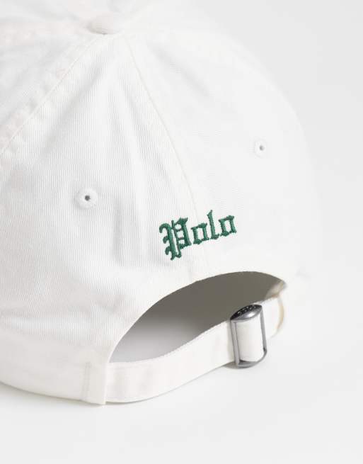 Polo Ralph Lauren – Baseballkappe in Weiß mit Tennislogo, 2 von 3