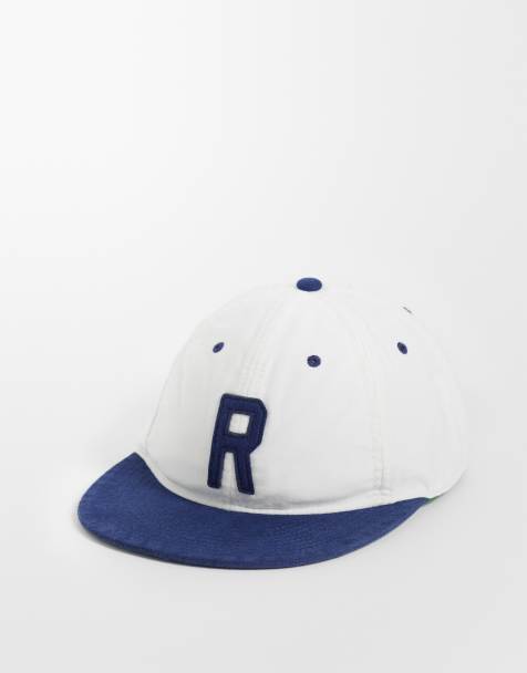 Polo Ralph Lauren – Baseballkappe in Weiß und Marineblau mit R-Logo - view 1