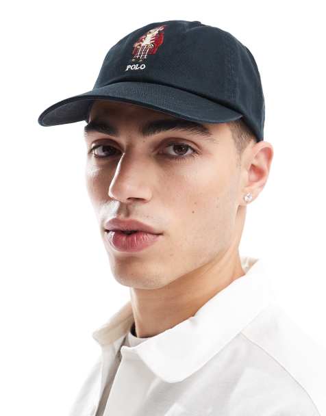 Polo Ralph Lauren - Baseballpet met geborduurd vakantiebeer logo in zwart - view 1