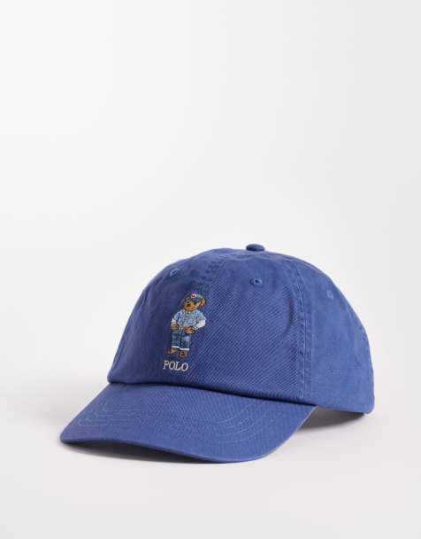Polo Ralph Lauren - Baseballpet met geborduurde beer in licht marineblauw - view 1