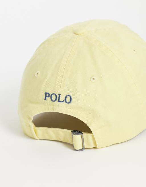 Polo Ralph Lauren - Baseballpet met icoonlogo in geel, 3 van 3