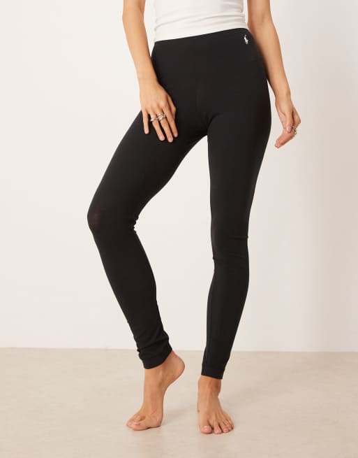 Polo Ralph Lauren Baselayer leggings in onyx - BLACK, 5 of 5