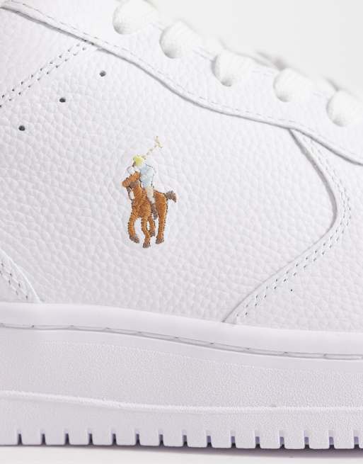 Polo Ralph Lauren - Baskets basses - Blanc/fauve, 2 de 5