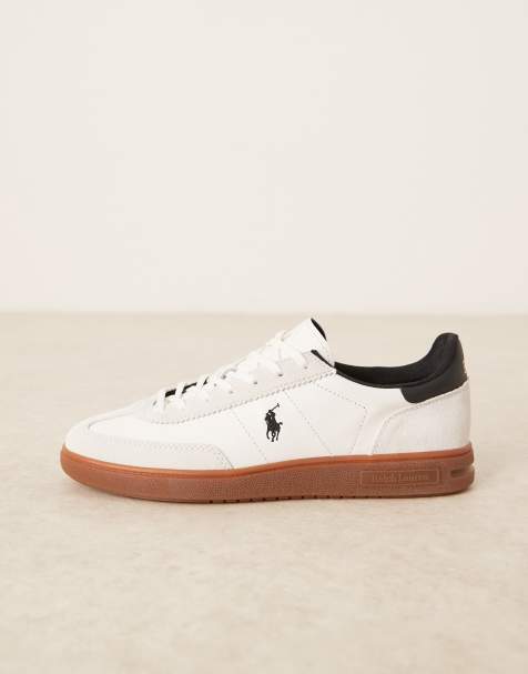 Polo Ralph Lauren - Baskets - Blanc et noir - view 1