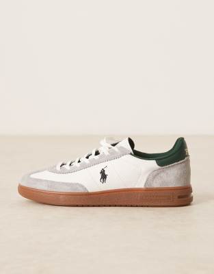 Polo Ralph Lauren - Baskets - Gris, vert et blanc