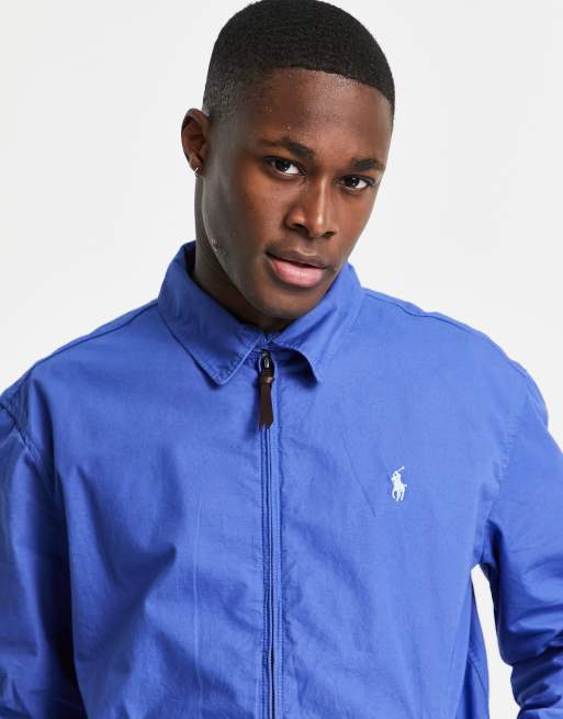 Polo Ralph Lauren – Bayport – Blå Harrington-jacka med klassisk logga, 4 av 4
