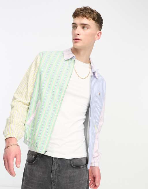 Polo Ralph Lauren - Bayport - Giacca a vento multicolore a righe vivaci sfoderata