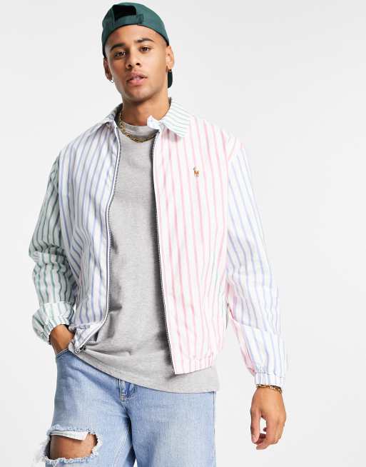 Bayport striped clearance windbreaker