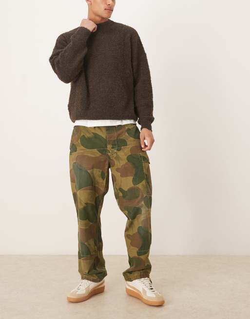 Polo Ralph Lauren Beachcomb camo print lightweight canvas cargo trousers in multi, 2 of 5