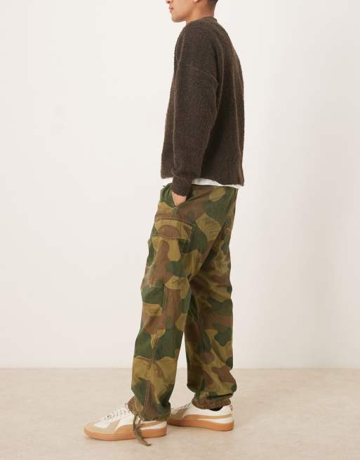 Polo Ralph Lauren Beachcomb camo print lightweight canvas cargo trousers in multi, 3 of 5
