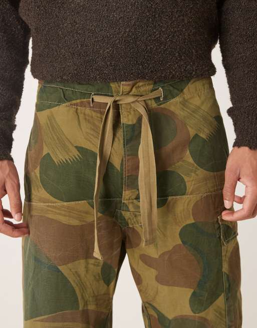 Polo Ralph Lauren Beachcomb camo print lightweight canvas cargo trousers in multi, 4 of 5