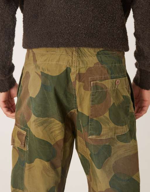 Polo Ralph Lauren Beachcomb camo print lightweight canvas cargo trousers in multi, 5 of 5
