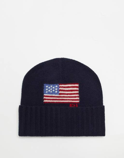 Polo hat outlet with american flag