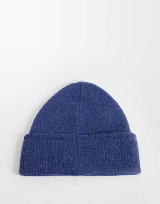 Polo Ralph Lauren beanie met groot logo in navy, 3 van 3