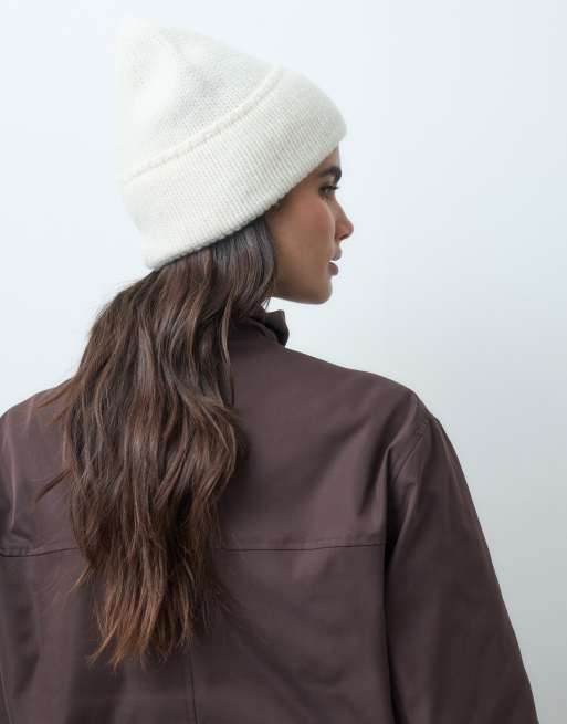 Polo Ralph Lauren Beanie mit Bären-Print in Cremeweiß, 2 von 3