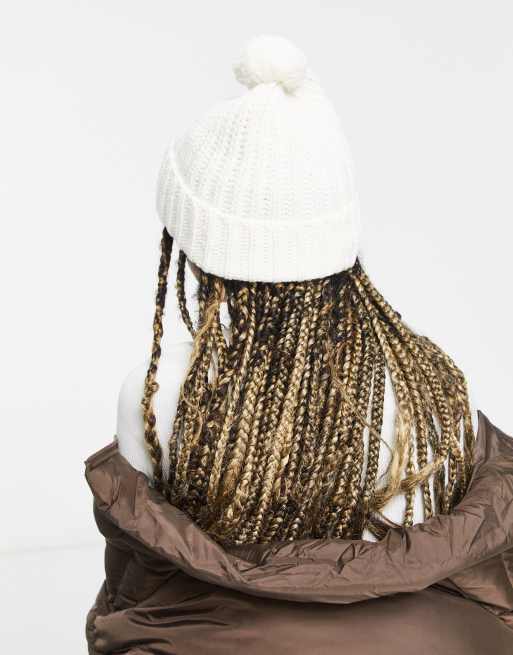 Polo Ralph Lauren bear beanie hat in cream, 4 of 4