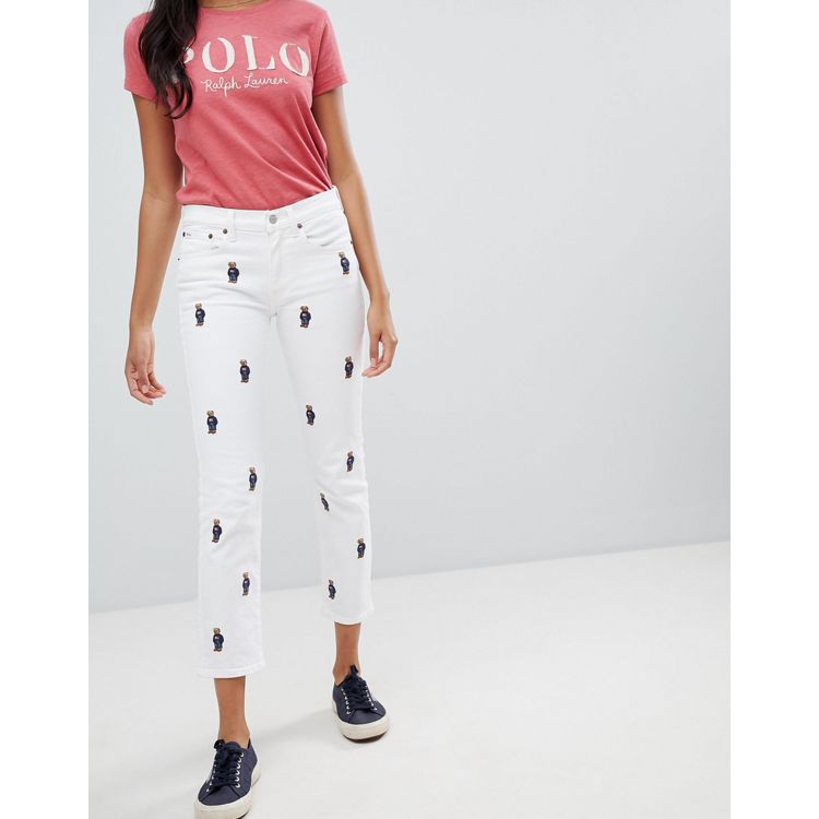 Polo Ralph Lauren Bear Capsule Embroidered Jeans | ASOS