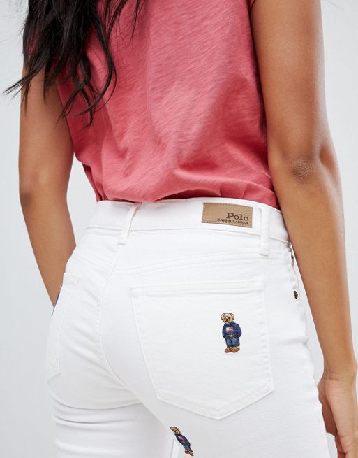 Polo Ralph Lauren Bear Capsule Embroidered Jeans | ASOS