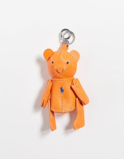 Polo Ralph Lauren bear charm bag in orange - view 1