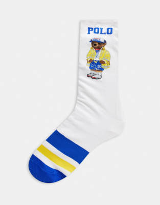 polo ralph lauren teddy bear socks