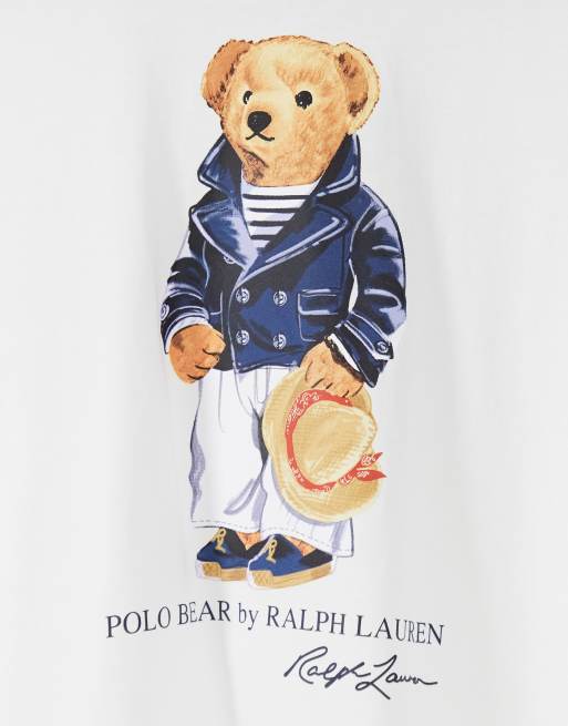 Polo with teddy store bear logo