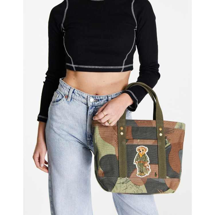 Ralph lauren bear tote hot sale