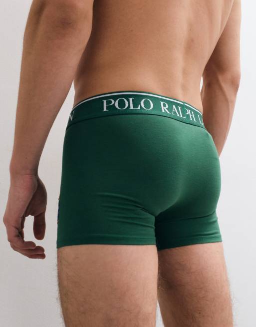 Polo Ralph Lauren Bear logo trunks i grön, 4 av 5