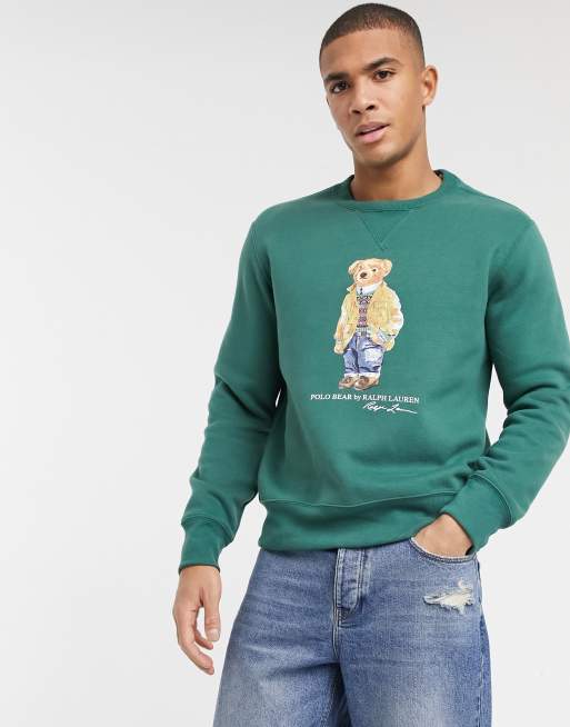 Polo bear sweat discount shirt