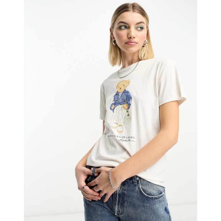 POLO RALPH LAUREN - Women's slim Polo Bear T-shirt 