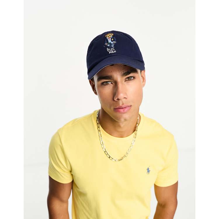 Polo Ralph Lauren Mens Twill Signature Ball Cap (One size, Light Brown)