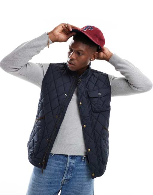 Ralph lauren navy vest best sale