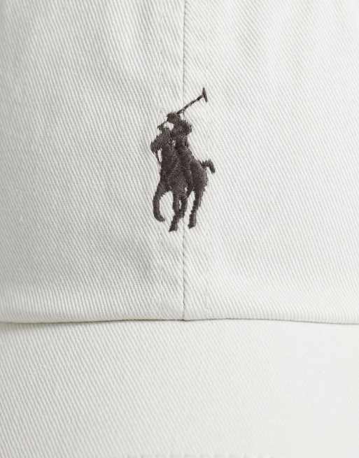 Polo Ralph Lauren - Beige baseballcap i twill med logoikon, 3 af 3