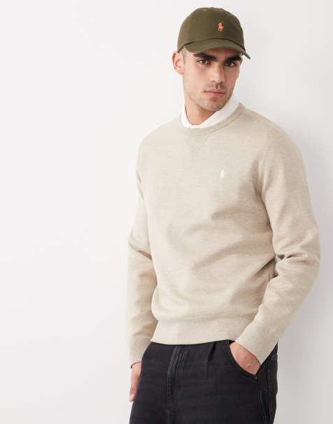 Polo Ralph Lauren - Beige sweatshirt med ikonlogo i dobbelstrik - view 1