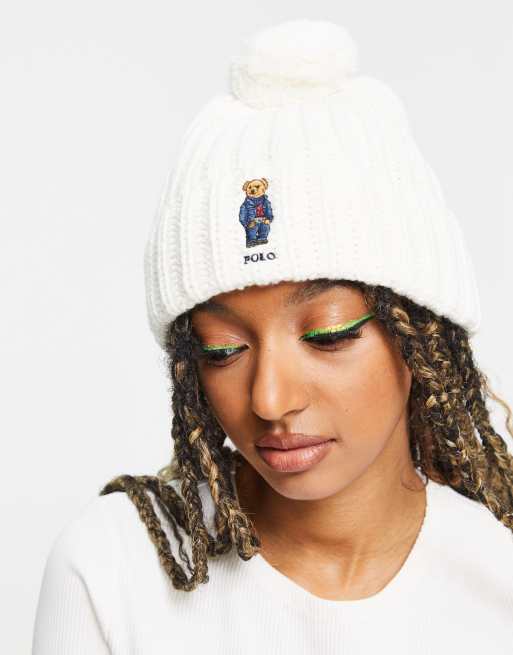 Polo Ralph Lauren - Berretto crema con orso, 3 di 4