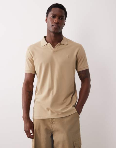 Polo Ralph Lauren – Beżowa dzianinowa koszulka polo z krótkimi rękawami i logo Icon - view 1