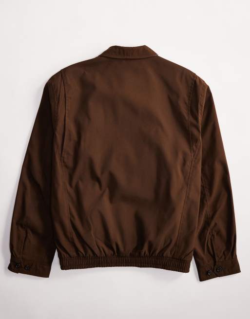 Polo Ralph Lauren - Bi-Swing - Blouson Harrington en sergé de polyester doublé avec logo emblématique - Marron, 4 de 4