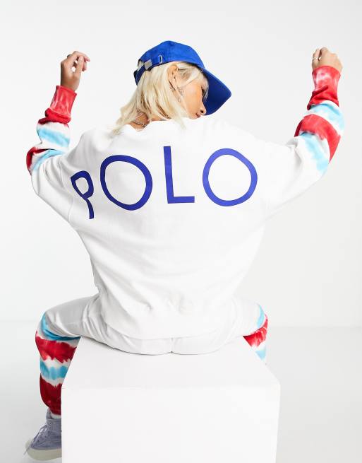 Polo Ralph Lauren – Biała bluza dresowa z logo – Część zestawu