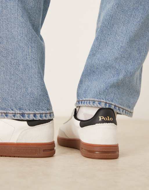 Polo Ralph Lauren – Biało-czarne buty sportowe, 5 z 5