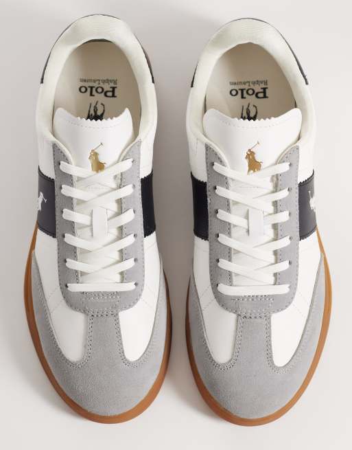 Polo Ralph Lauren – Biało-szare buty sportowe, 3 z 5