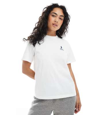 Polo Ralph Lauren – Biały T-shirt o luźnym kroju z logo na piersi - view 1