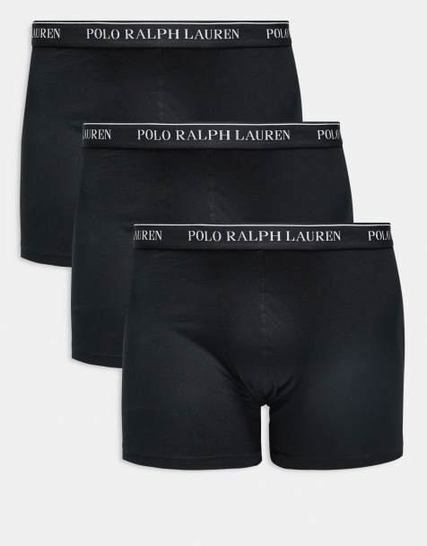 Polo Ralph Lauren Big & Tall 3 pack trunks in black - view 1