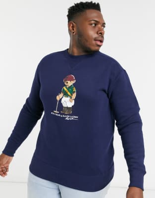 big and tall polo bear sweater