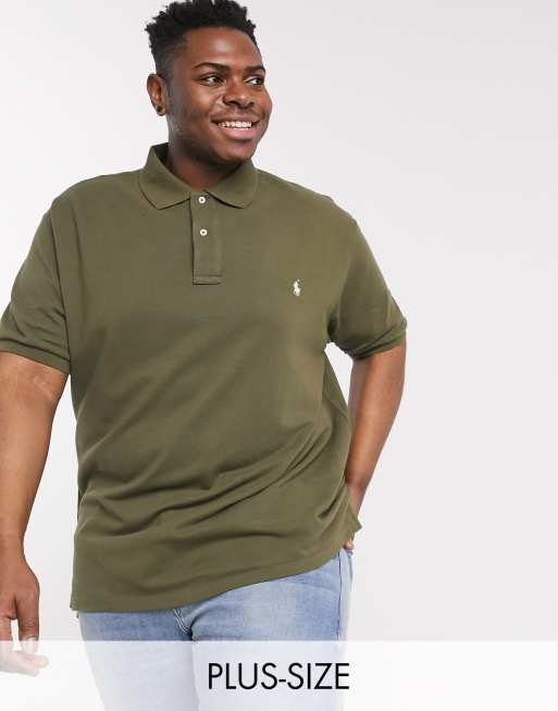 polo ralph lauren olive green shirt